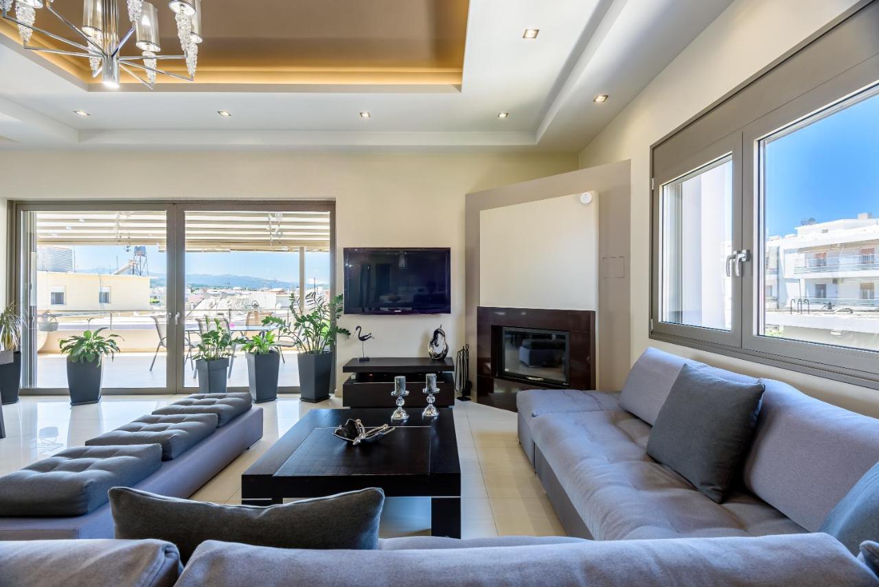 חאניה Luxury Villa In City Center With Rooftop Swimming Pool מראה חיצוני תמונה