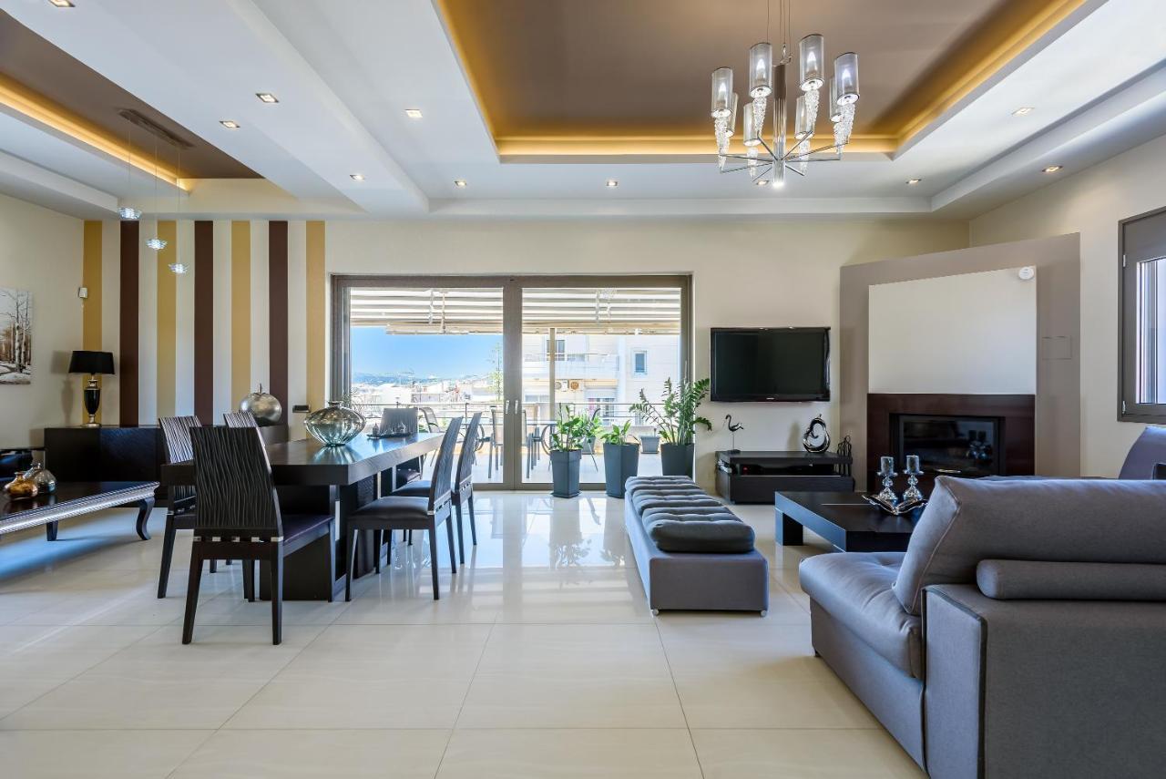 חאניה Luxury Villa In City Center With Rooftop Swimming Pool מראה חיצוני תמונה